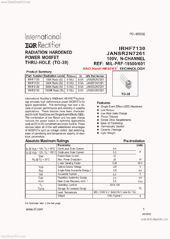 IRHF7130_5781787.PDF Datasheet