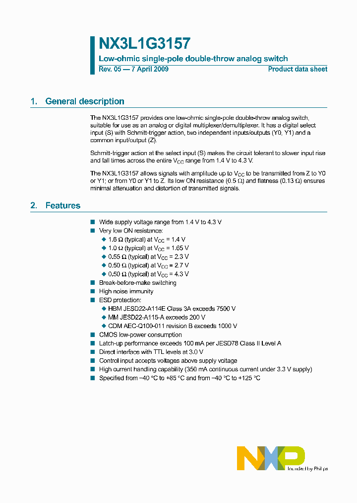 NX3L1G3157GM132_5789415.PDF Datasheet
