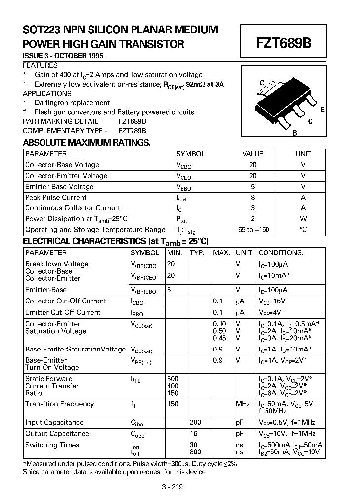 FZT689B_5791930.PDF Datasheet