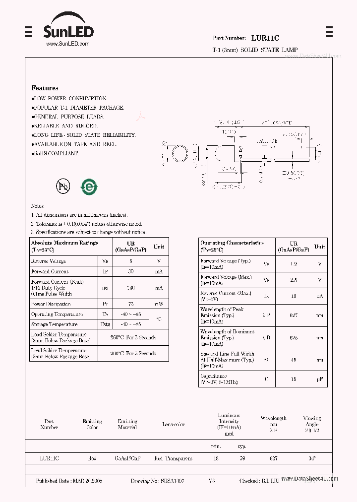 LUR11C_5791943.PDF Datasheet