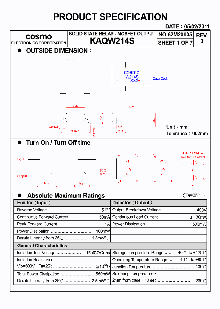 KAQW214S11_5813108.PDF Datasheet