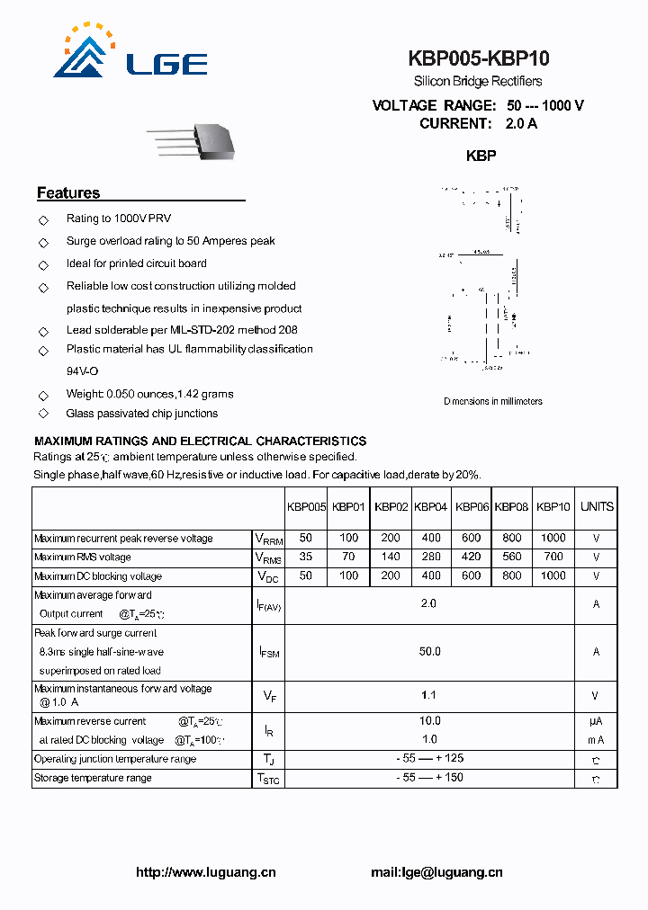 KBP005_5813687.PDF Datasheet