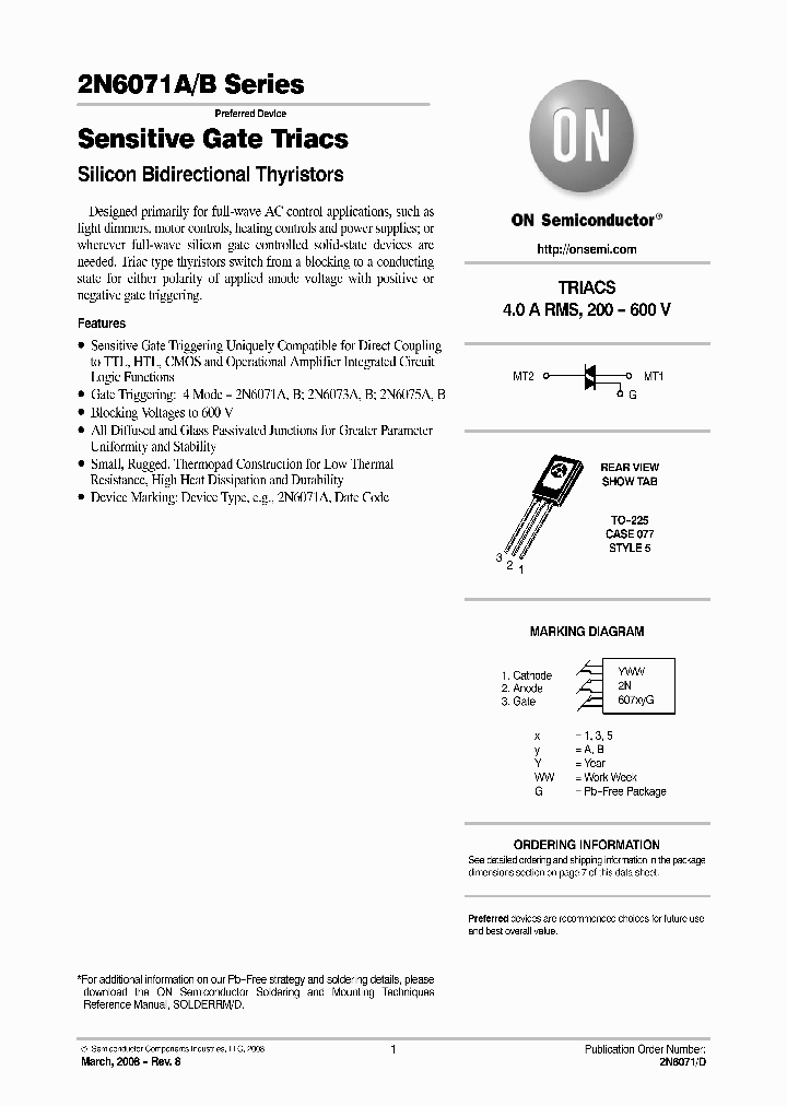 2N6071ATG_5836833.PDF Datasheet