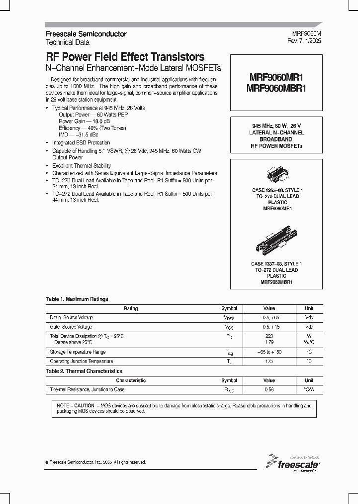 MRF9060MR1_5840194.PDF Datasheet