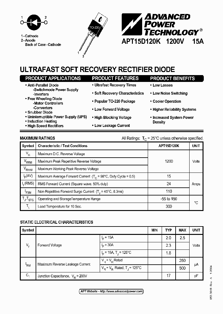 APT15D120K_5844855.PDF Datasheet