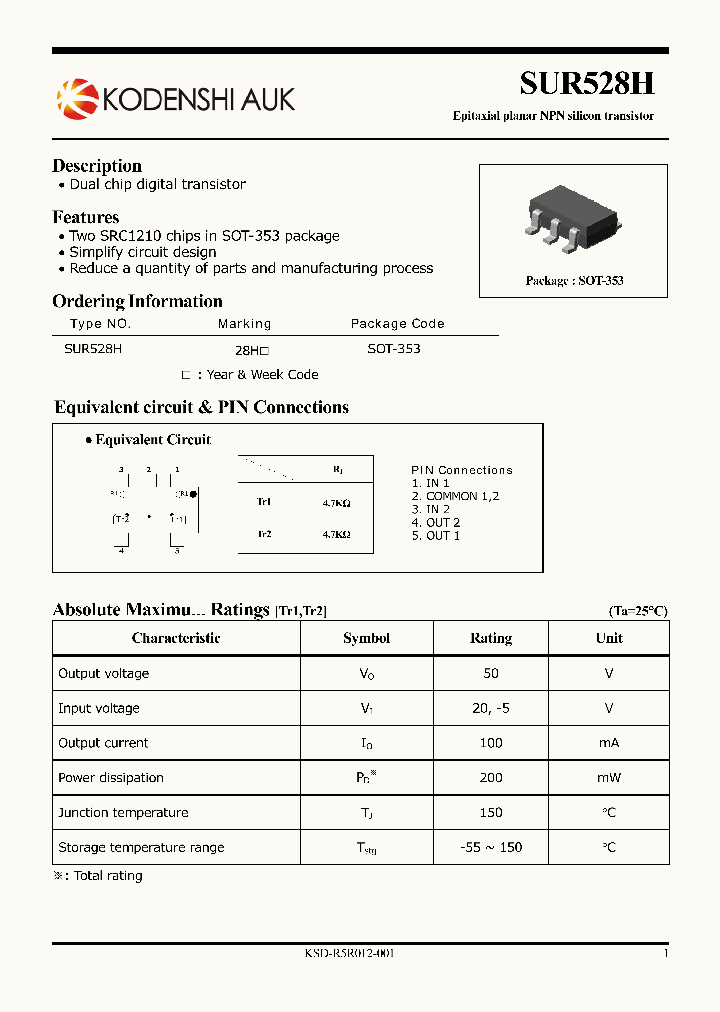 SUR528H_5851640.PDF Datasheet