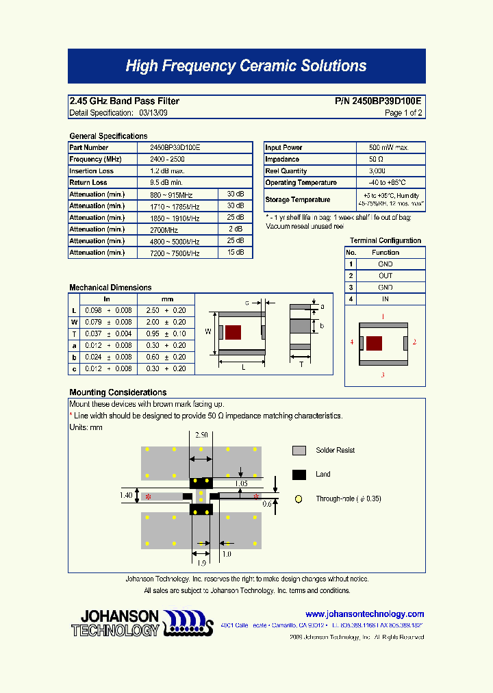 2450BP39D100E_5854039.PDF Datasheet