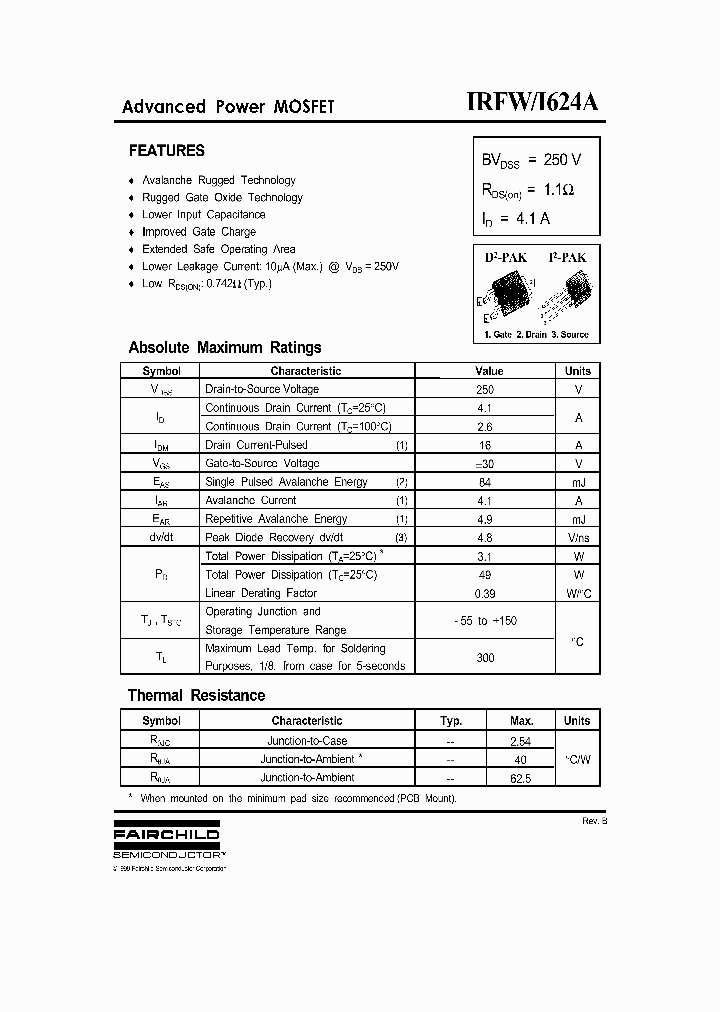 IRFI624A_5857571.PDF Datasheet