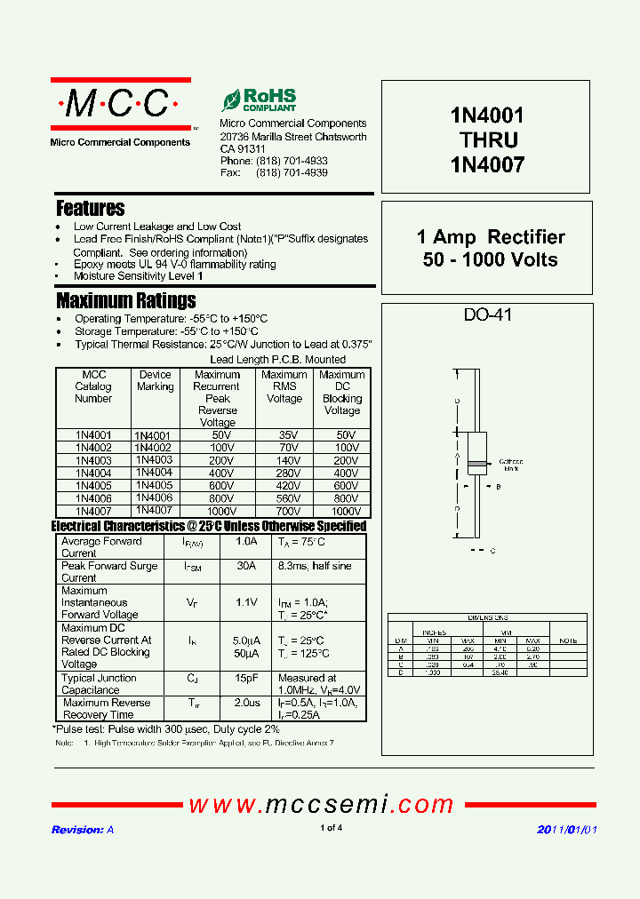 1N4001-TP_5899806.PDF Datasheet