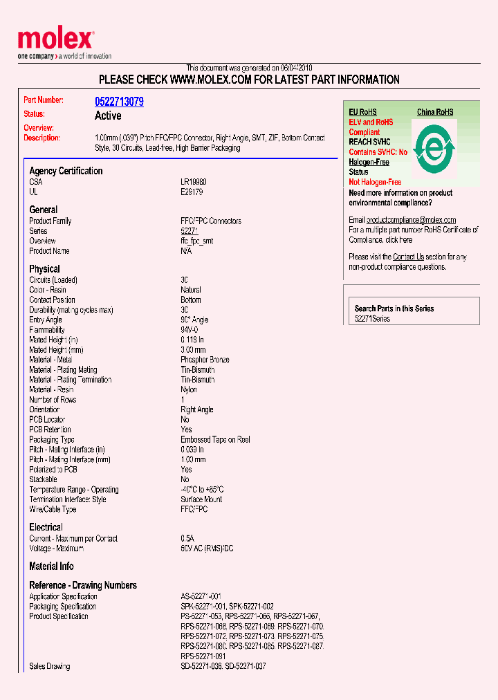 52271-3079_5901120.PDF Datasheet