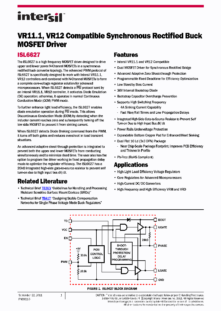 ISL6627IRZ_5898174.PDF Datasheet