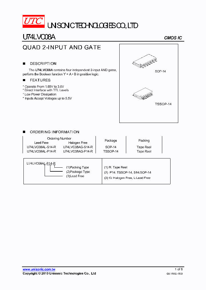 U74LVC08AL-S14-R_5921971.PDF Datasheet