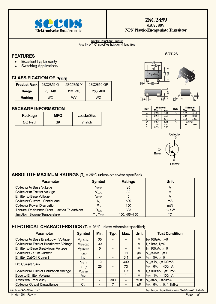 2SC2859_5929254.PDF Datasheet