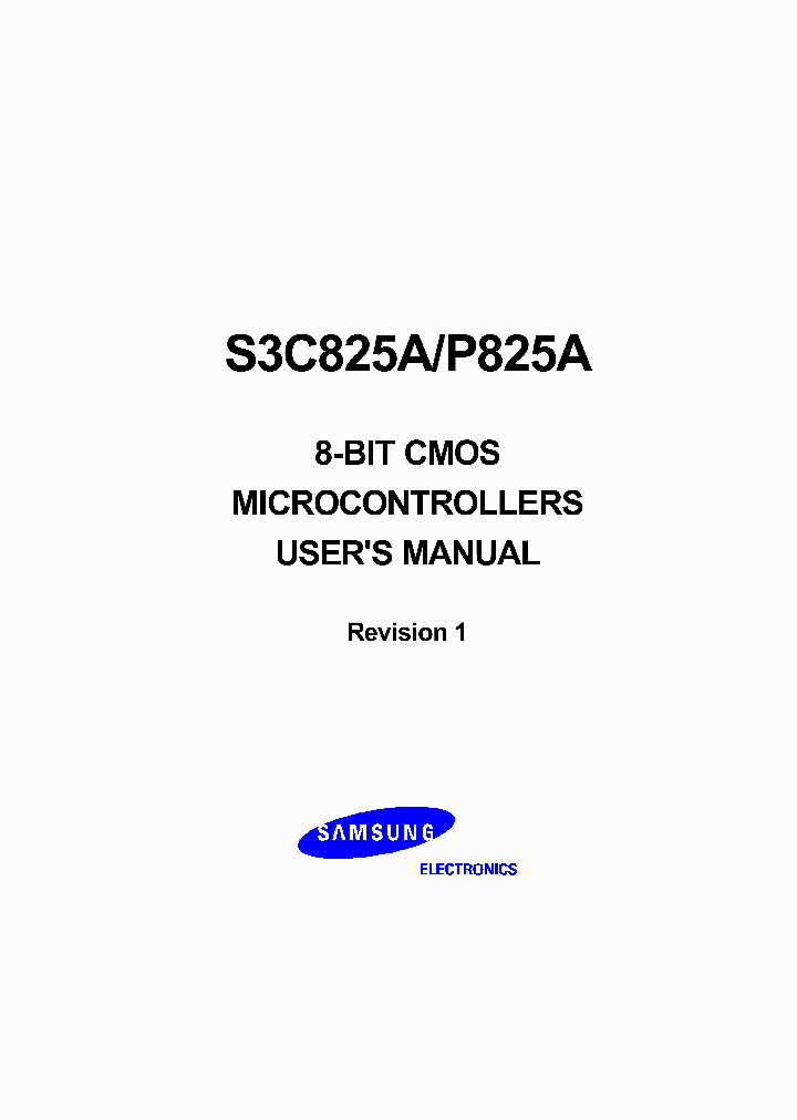 S3C825_5958426.PDF Datasheet