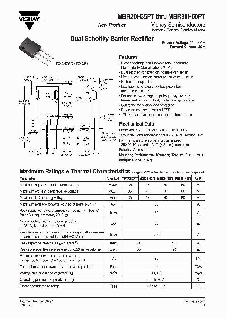 MBR30H35PT_5965278.PDF Datasheet