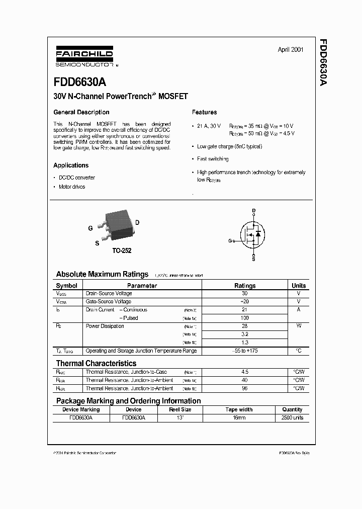 FDD6630A_5967740.PDF Datasheet