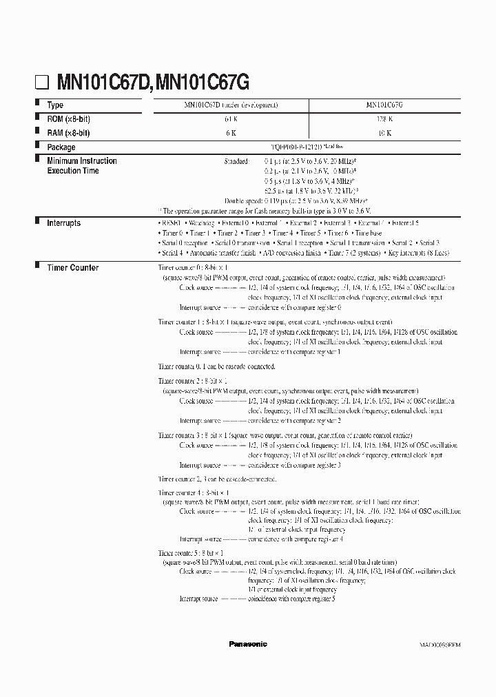 MN101C67D_5971091.PDF Datasheet