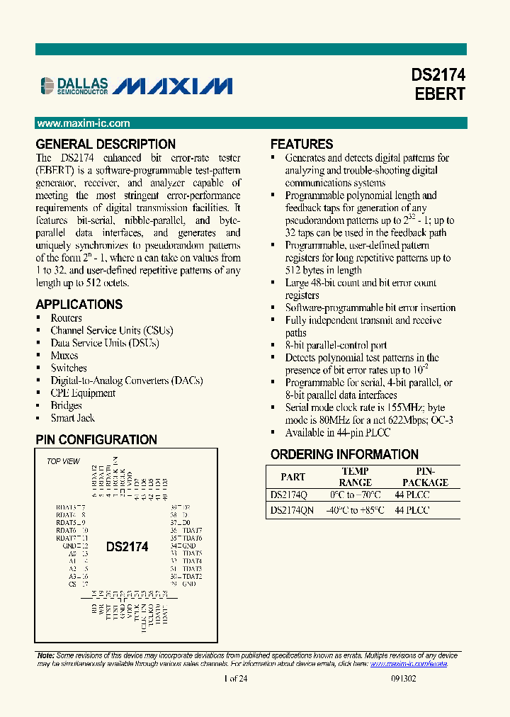 DS2174QTAMPR_5976577.PDF Datasheet