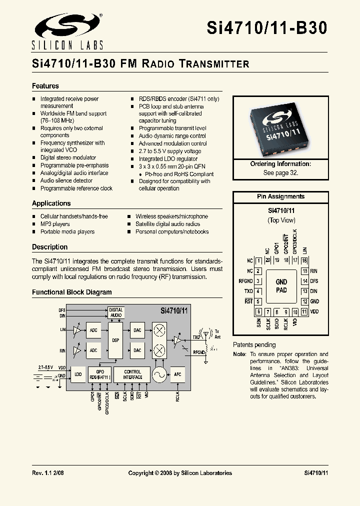 SI4711-B30-GM_5977985.PDF Datasheet