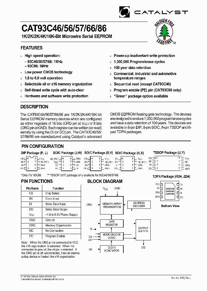 CAT93C66_6009039.PDF Datasheet