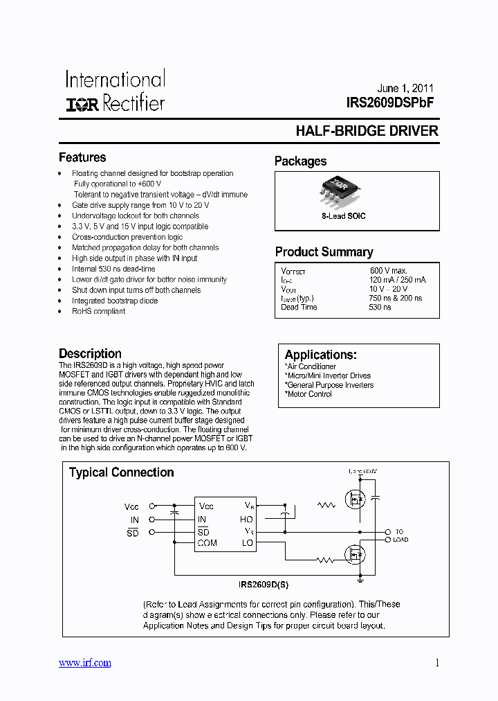 IRS2609DSPBF11_6009241.PDF Datasheet