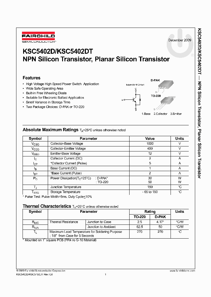 KSC5402D09_6019175.PDF Datasheet