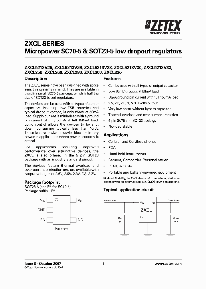 ZXCL5213V30H5TA_6021813.PDF Datasheet