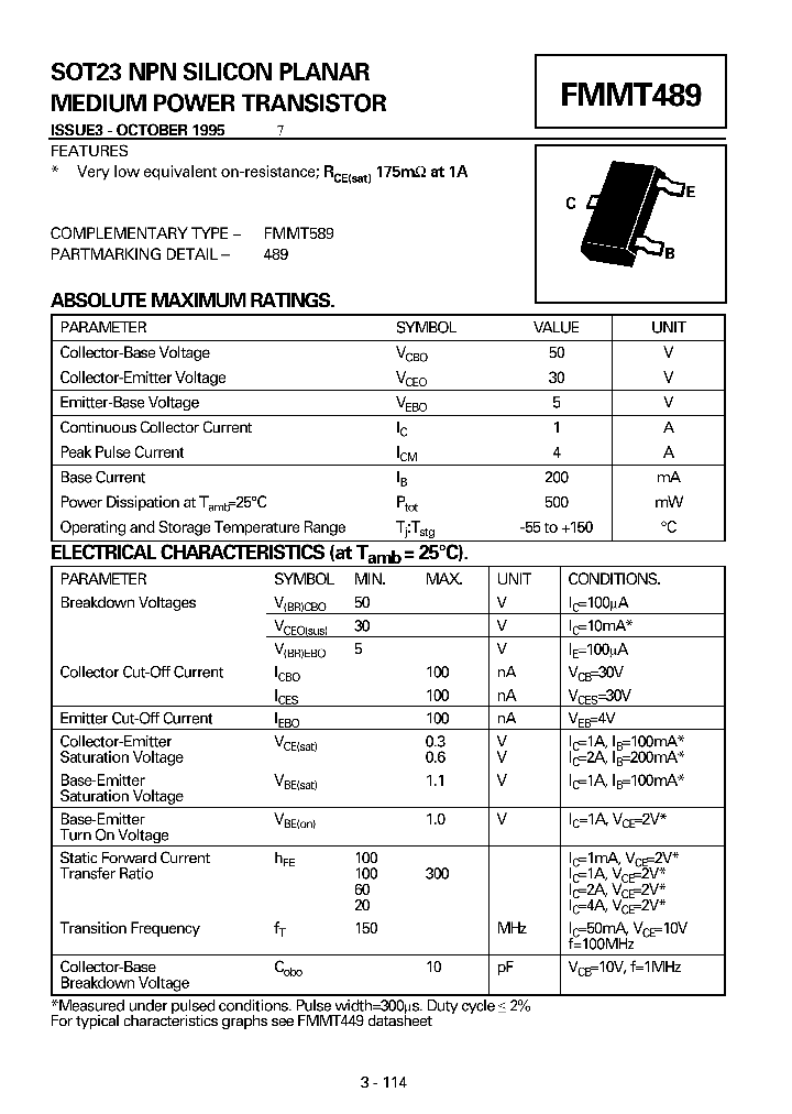 FMMT489_6037601.PDF Datasheet