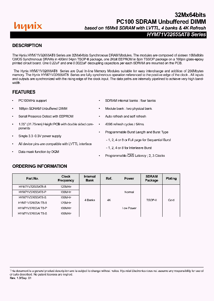 HYM71V32655AT8-8_6087259.PDF Datasheet