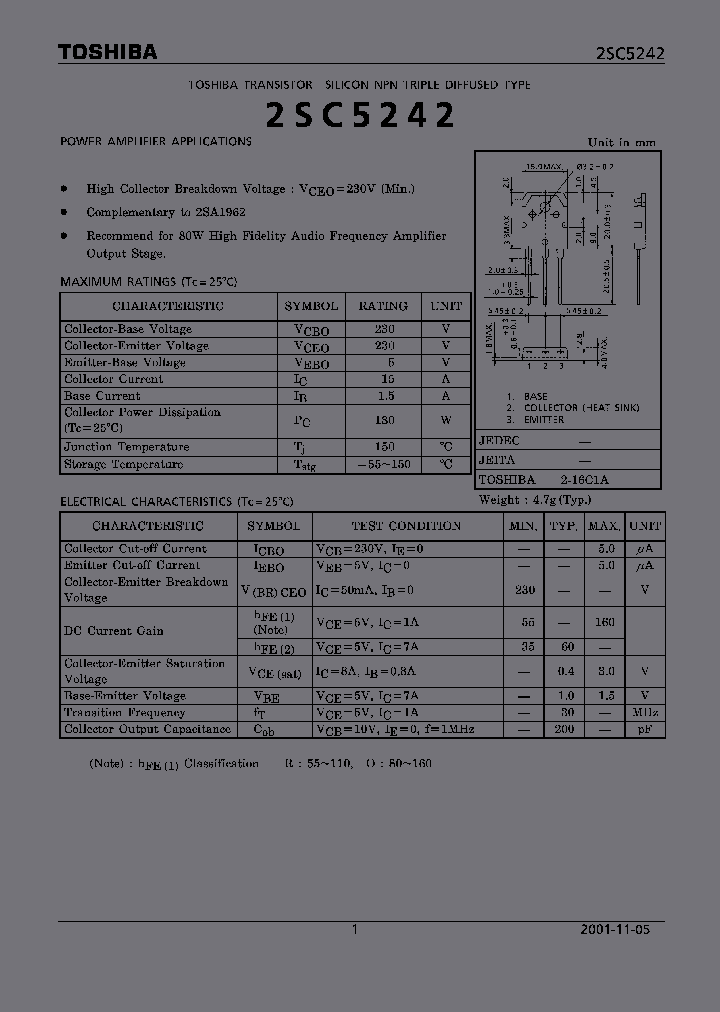 2SC5242R_6128537.PDF Datasheet