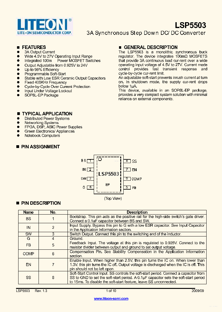 LSP5503_6157556.PDF Datasheet