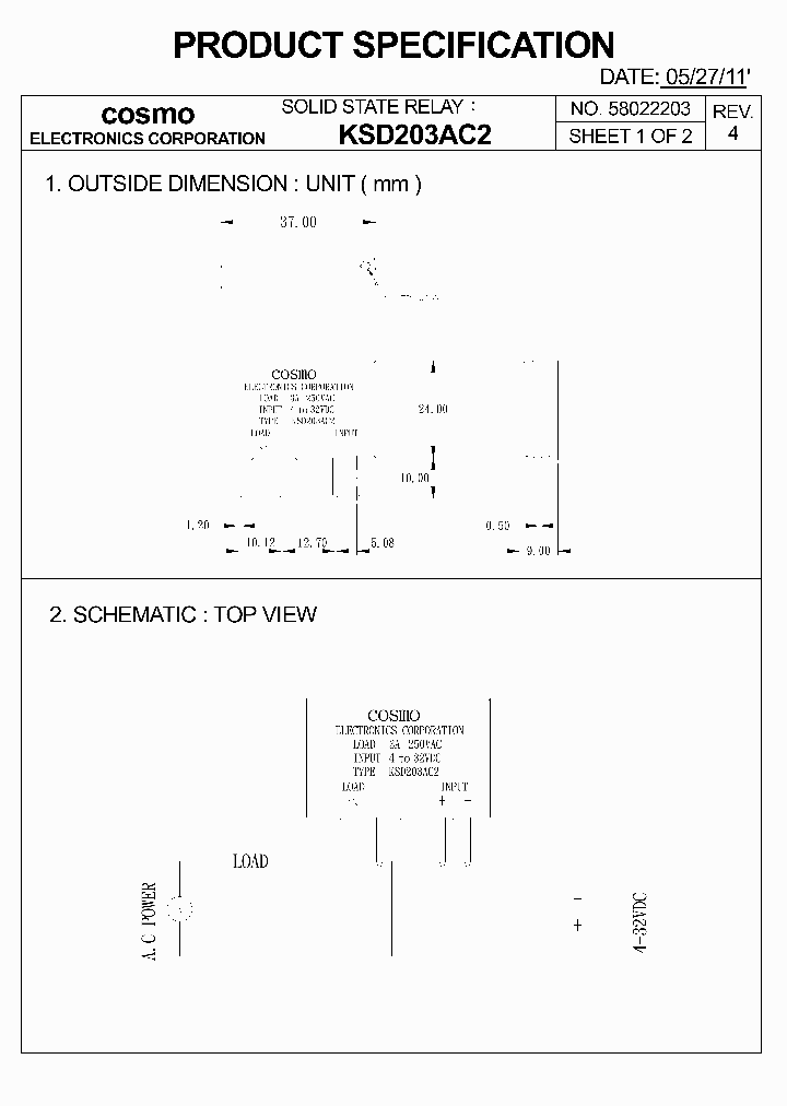 KSD203AC211_6240145.PDF Datasheet