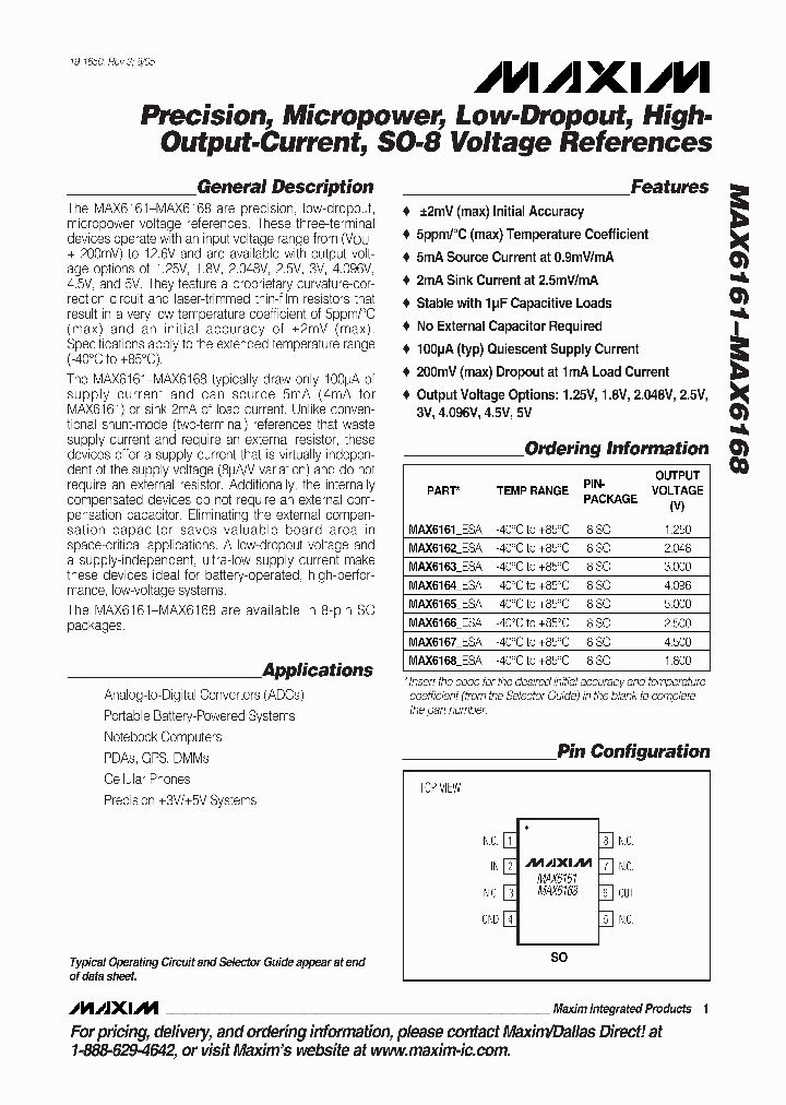 MAX6168BESA-T_6281803.PDF Datasheet