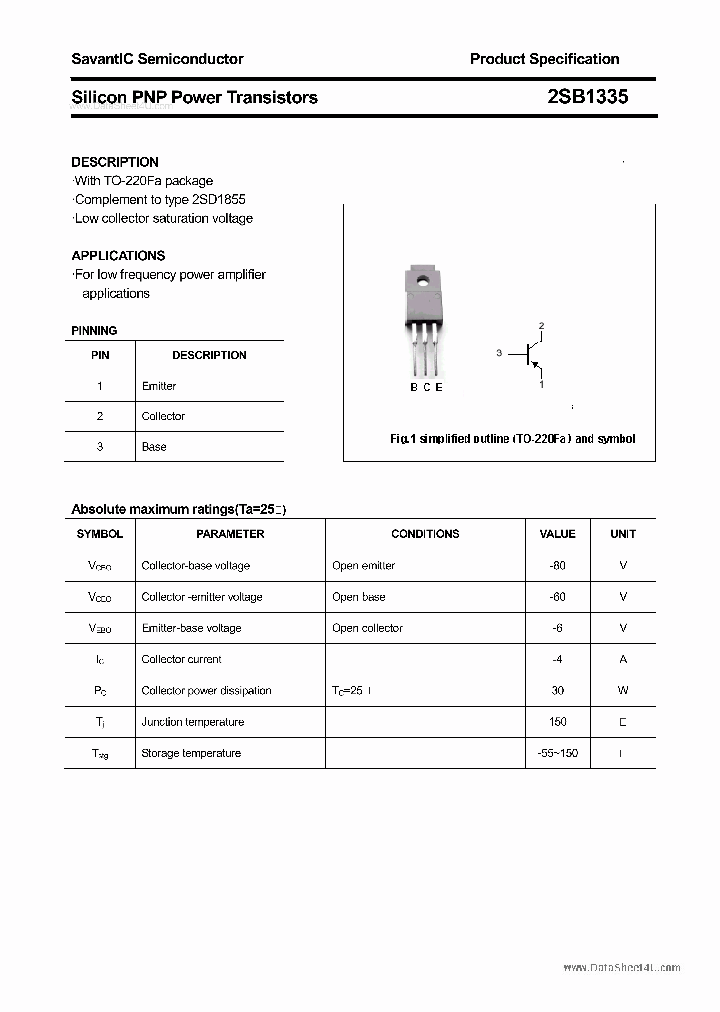 2SB1335_6293787.PDF Datasheet
