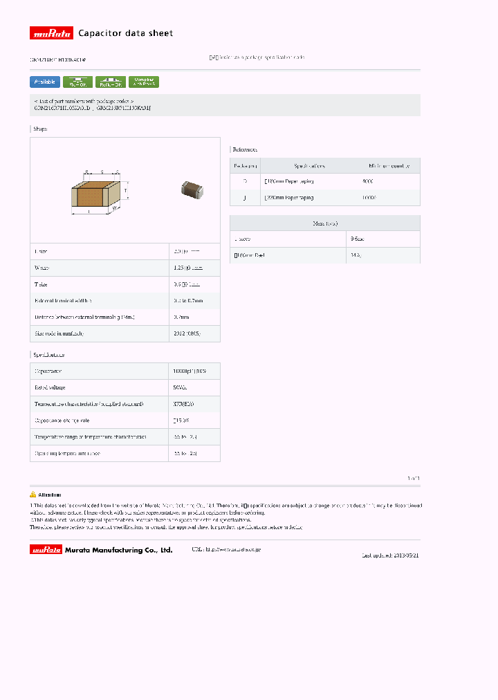 GRM216R71H103KA01D_6313479.PDF Datasheet