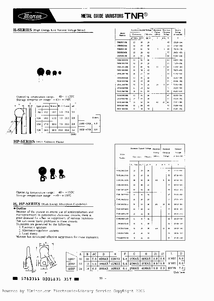 TNR12H270K_6328942.PDF Datasheet