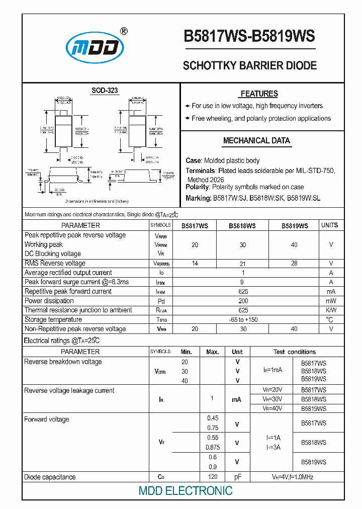 B5817WS_6339830.PDF Datasheet