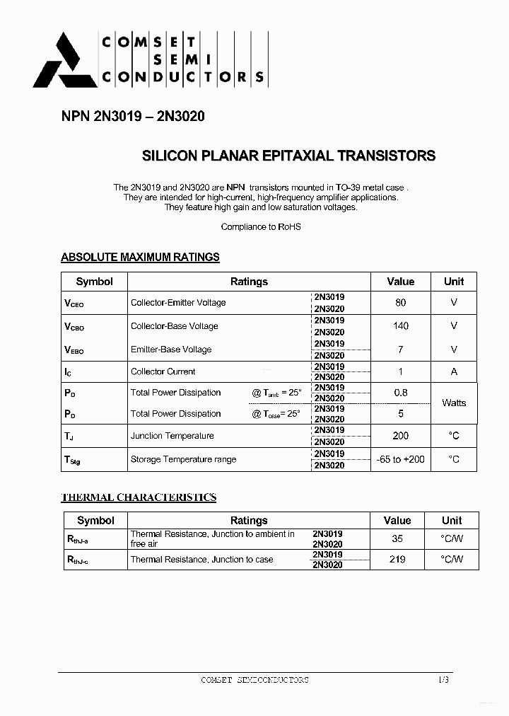 2N3020_6350345.PDF Datasheet