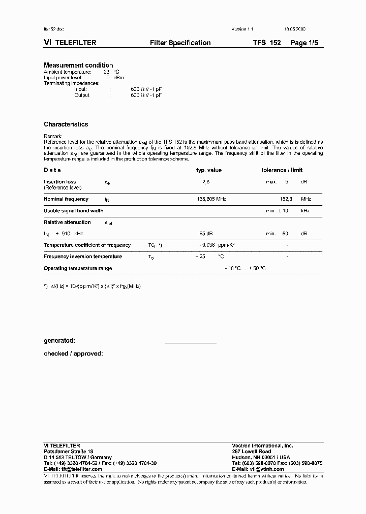 TFS152_6359101.PDF Datasheet