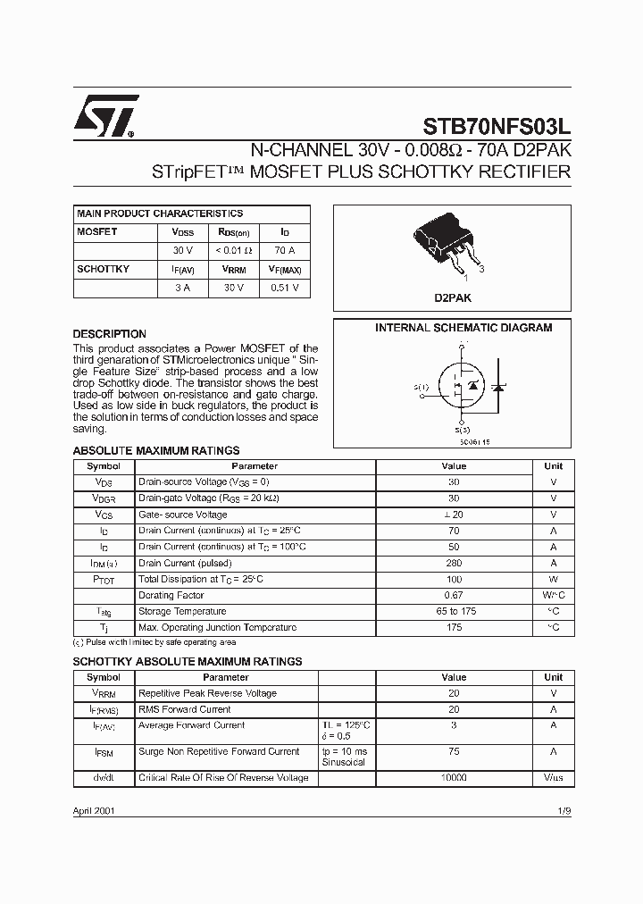 STB70NFS03LT4_6360571.PDF Datasheet