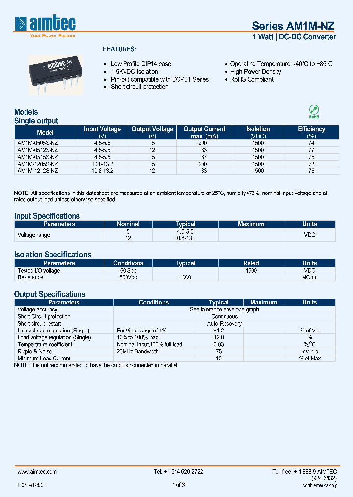 AM1M-NZ13_6362650.PDF Datasheet