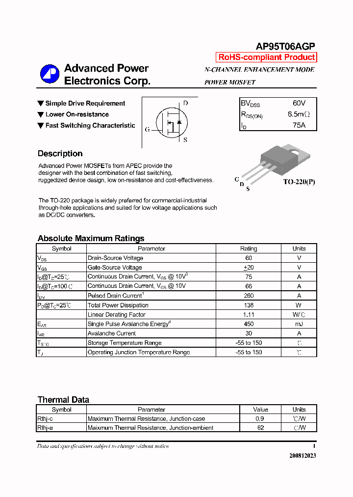 AP95T06AGP_6364322.PDF Datasheet