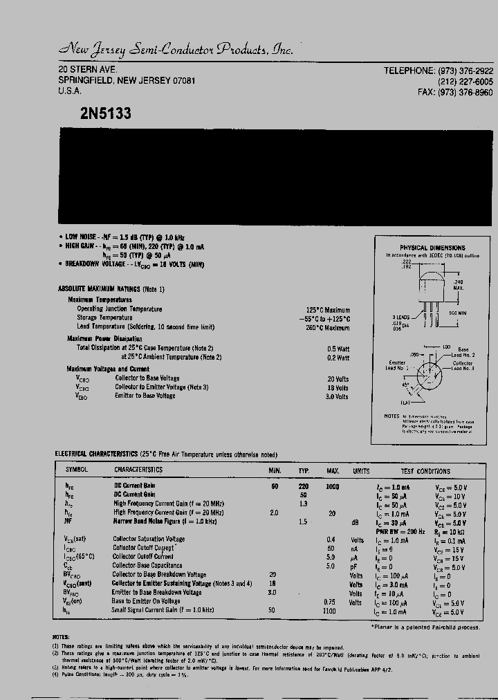 2N5133_6369676.PDF Datasheet