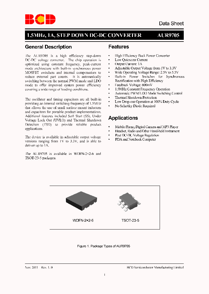 AUR9705_6376871.PDF Datasheet