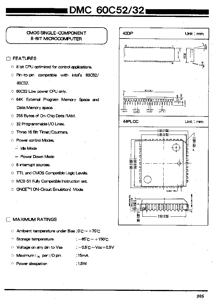 DMC60C52_6403101.PDF Datasheet