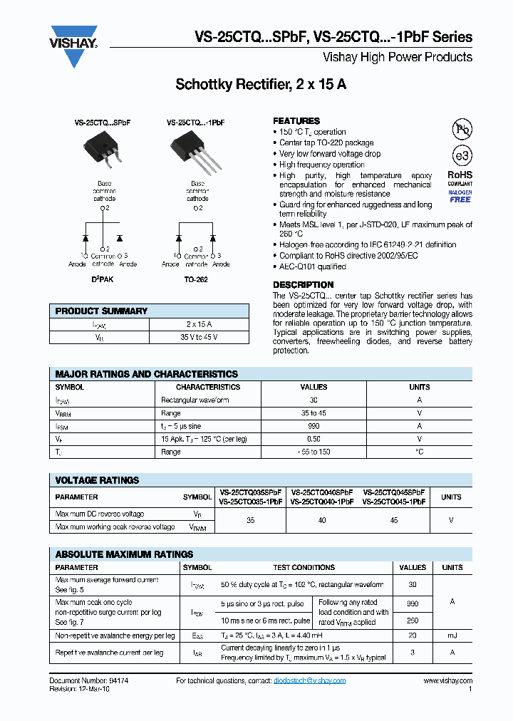 VS-25CTQ035-1PBF_6405560.PDF Datasheet