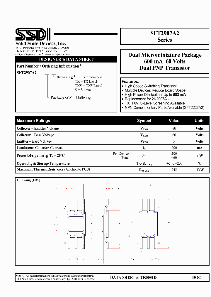 SFT2907A2GW_6425883.PDF Datasheet