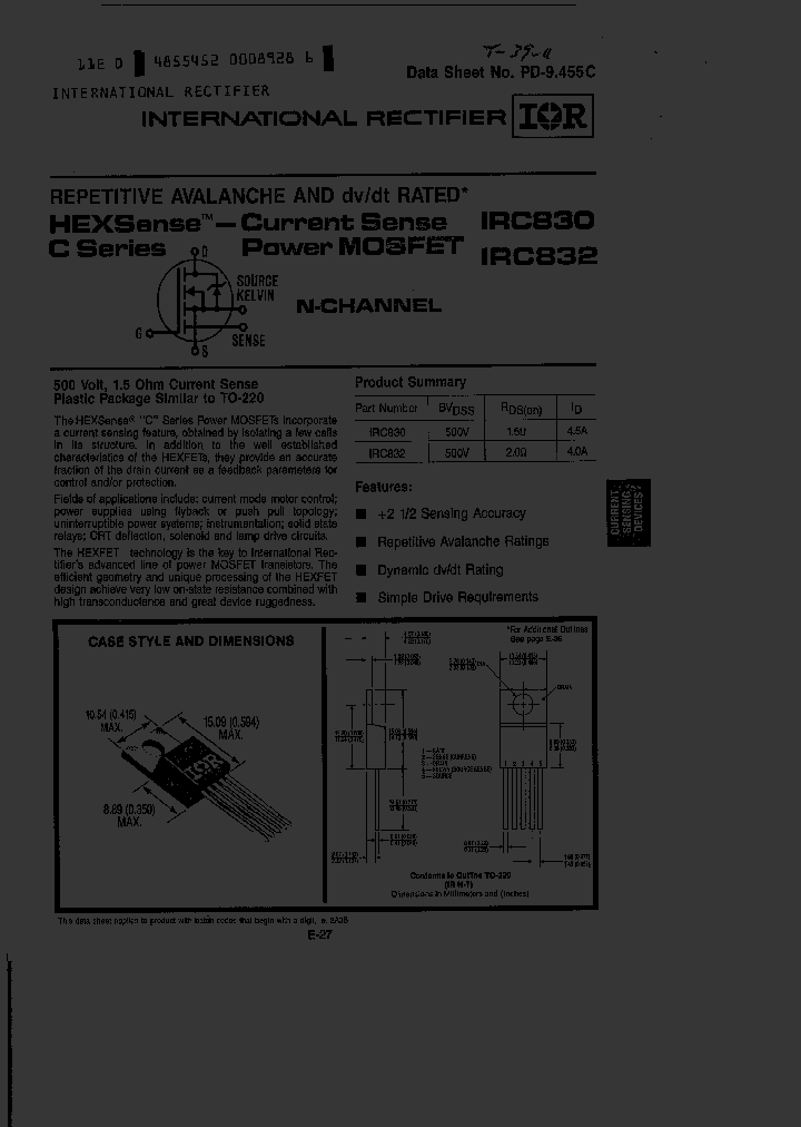 IRC832_6429614.PDF Datasheet