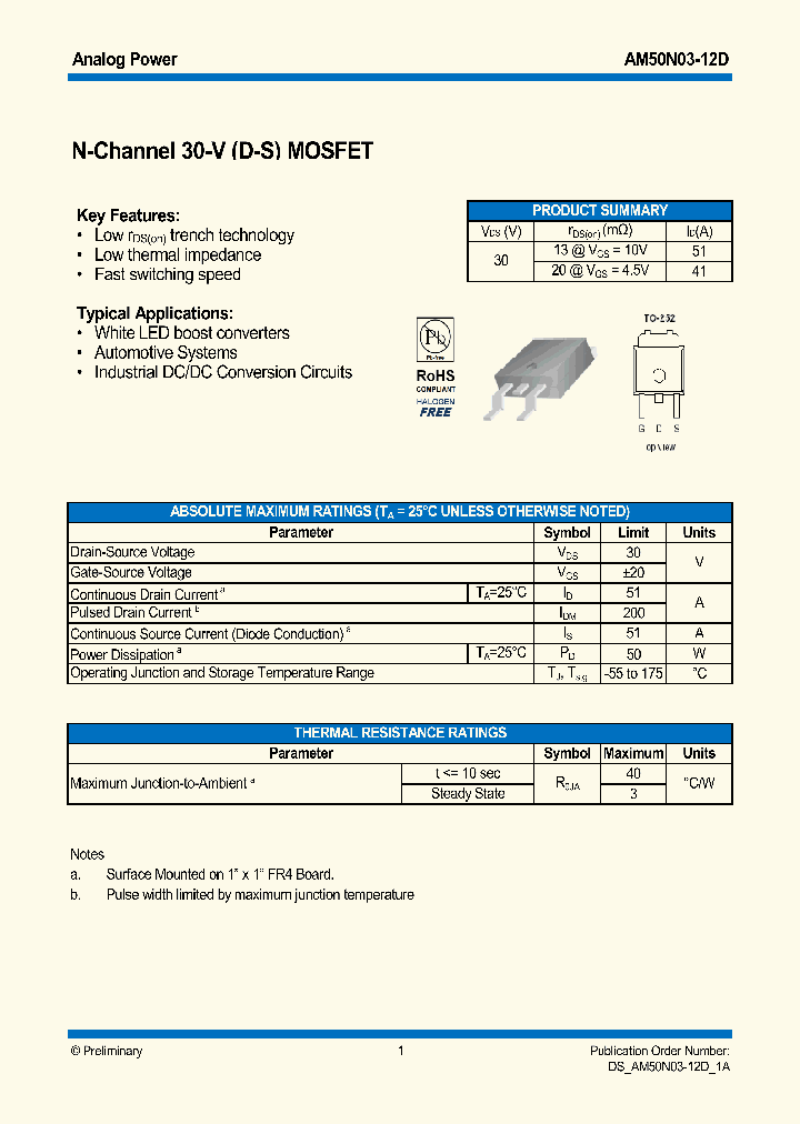 AM50N03-12D_6444843.PDF Datasheet