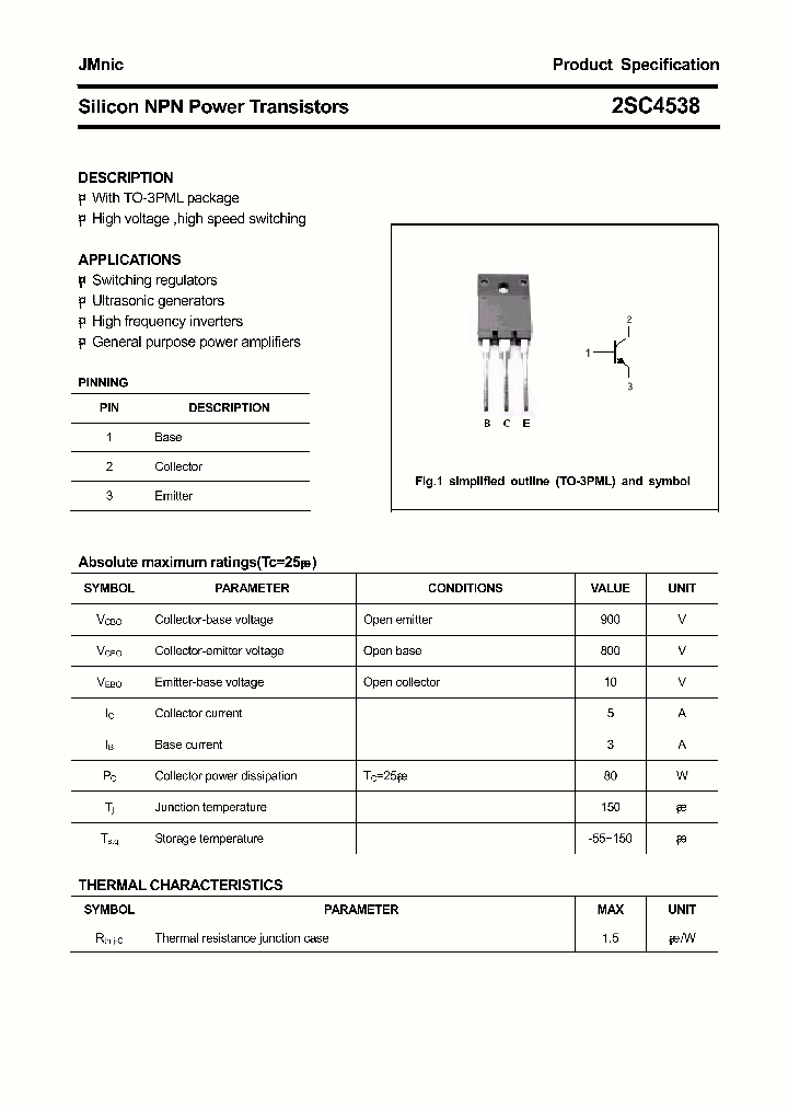 2SC4538_6447693.PDF Datasheet